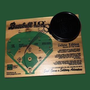 New Vintage Baseball Deluxe Edition I.Q. Tester Wood Game 1978